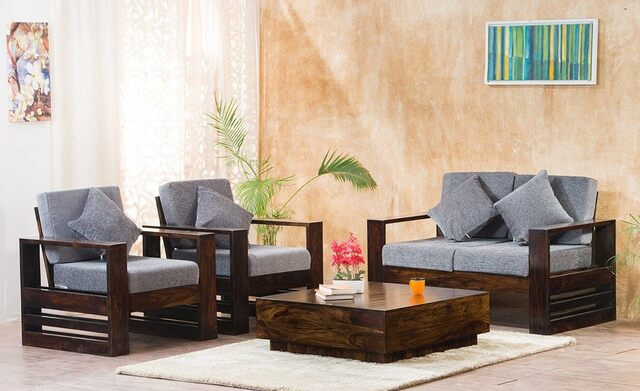 Bộ bàn ghế gỗ phòng khách giá dưới 7 triệu bằng gỗ tự nhiên