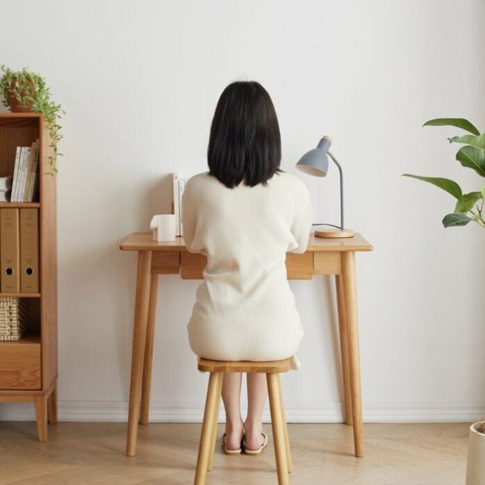 bàn làm việc kết hợp bàn trang điểm